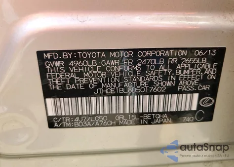 2012 Nissan Maxima S z USA, uszkodzony, nr VIN 1N4AA5AP2CC804061